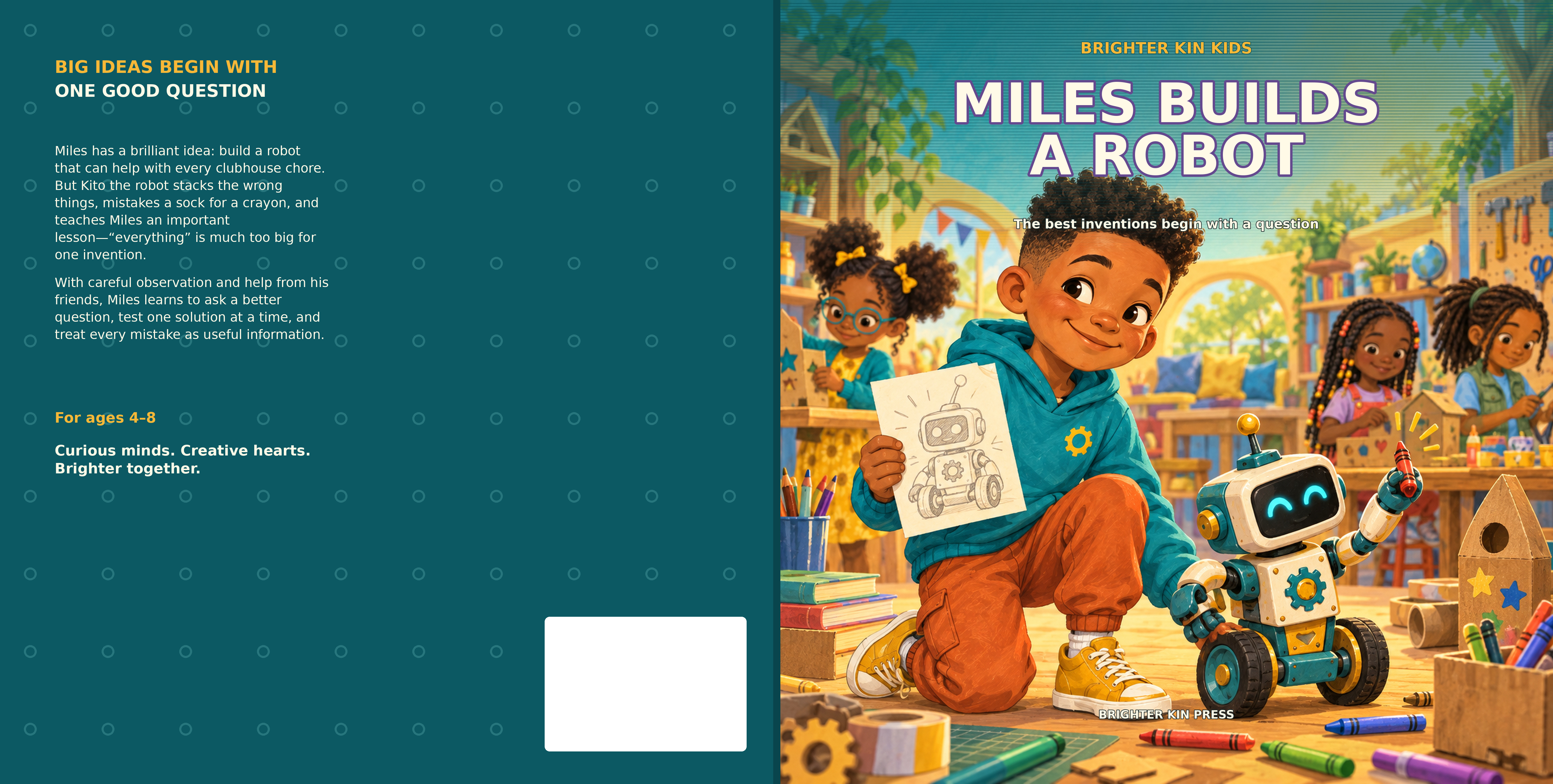 Front cover of Miles Builds a Robot